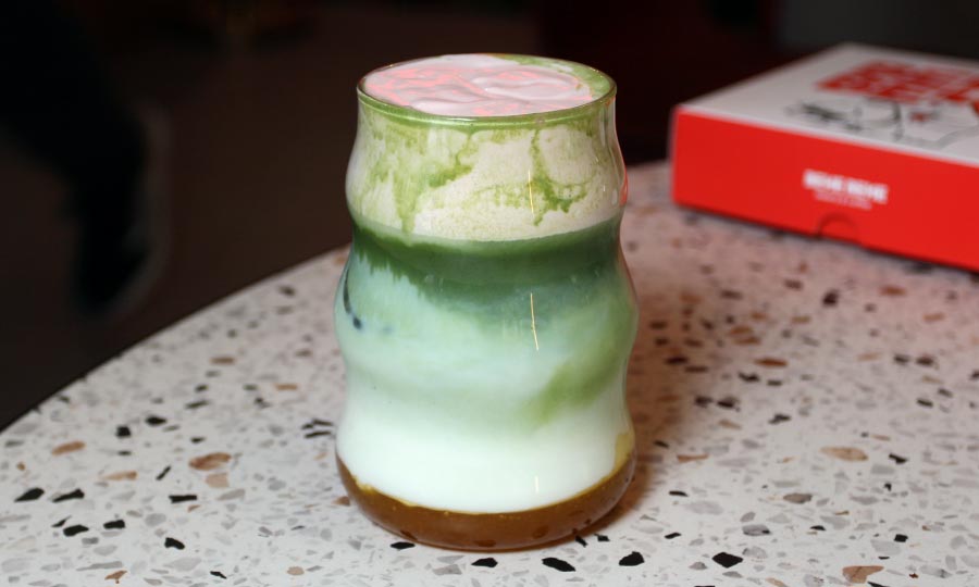 Matcha mango cloud