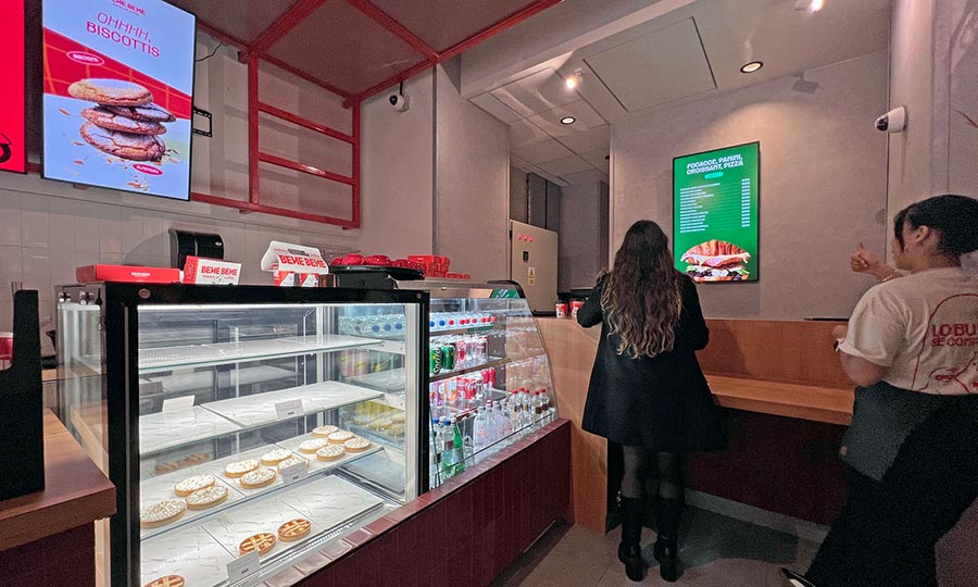 Zona de pedidos express en Bene Bene Caf�