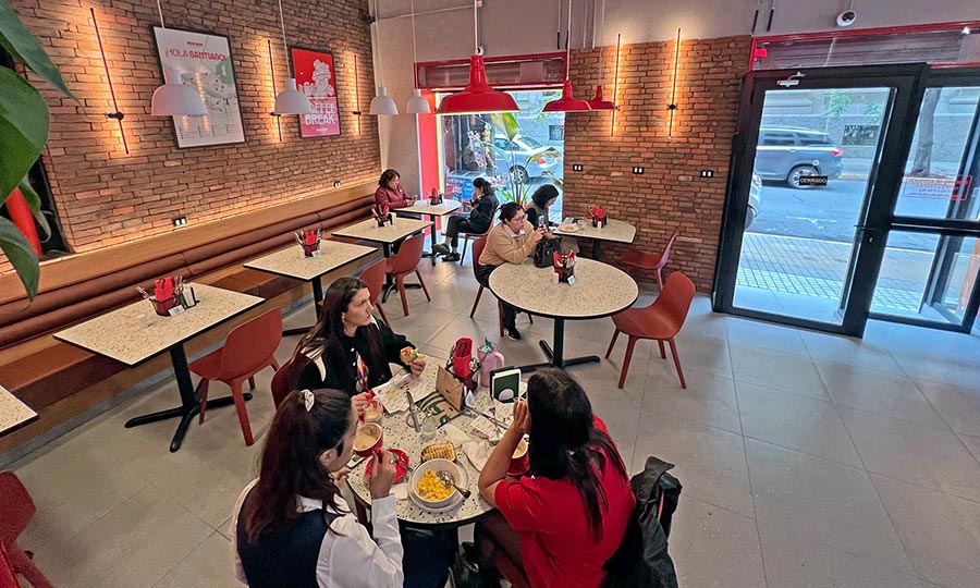 El sal�n de Bene Bene en el 1� piso