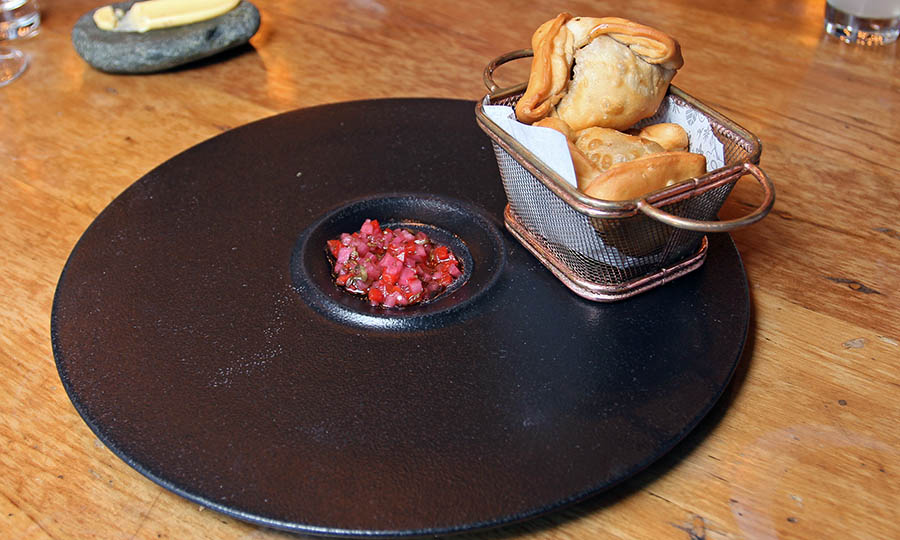 Empanaditas de entra�a ahumada - Barrica 94 Los Trapenses