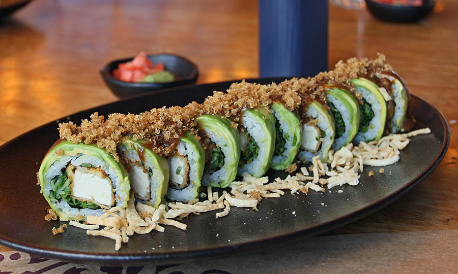 Sorprendente roll vegano Umami