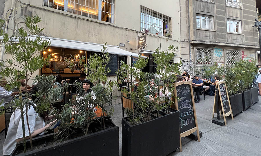 Fachada de Jos� Ram�n 277 el Lastarria - Jos� Ram�n 277