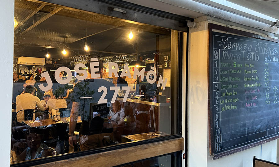 Detalles en el restobar José Ramón 277 de Lastarria