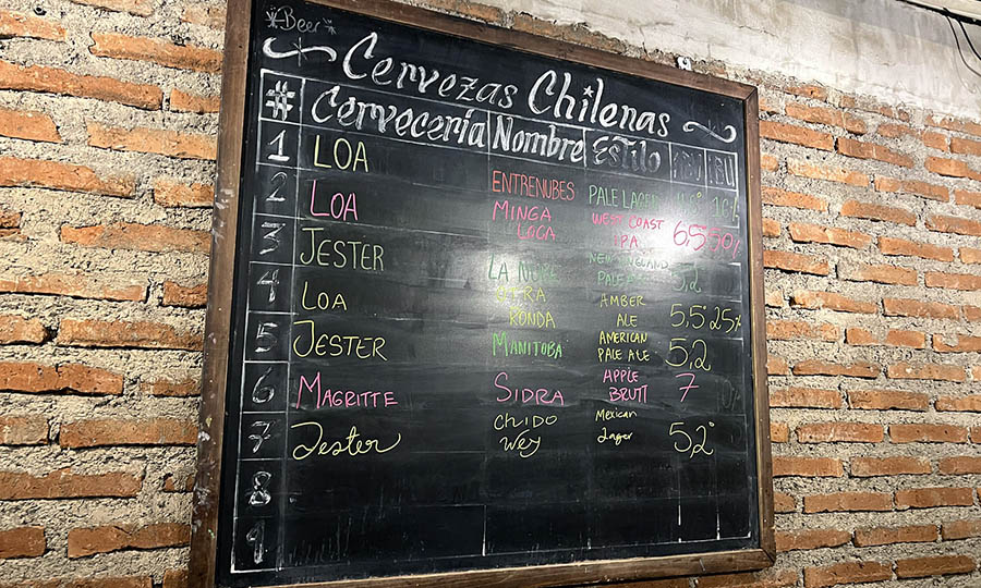 Detalles en el restobar José Ramón 277 de Lastarria