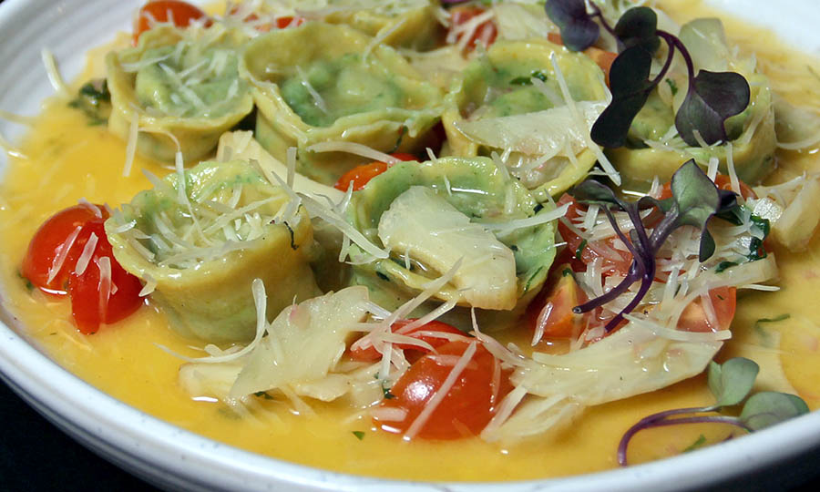 Agnolotti de espinaca y ricota - Casa Vitalis