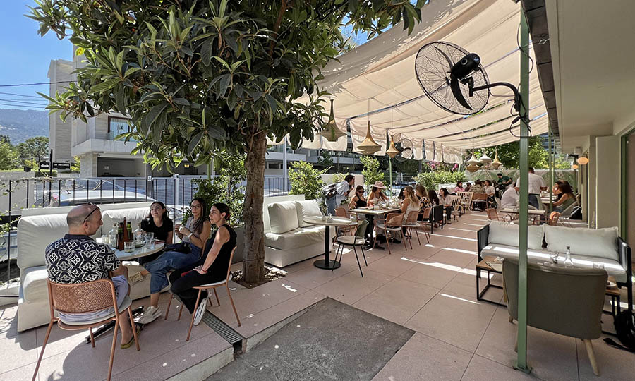 La terraza norte y principal de Nolia - Nolia