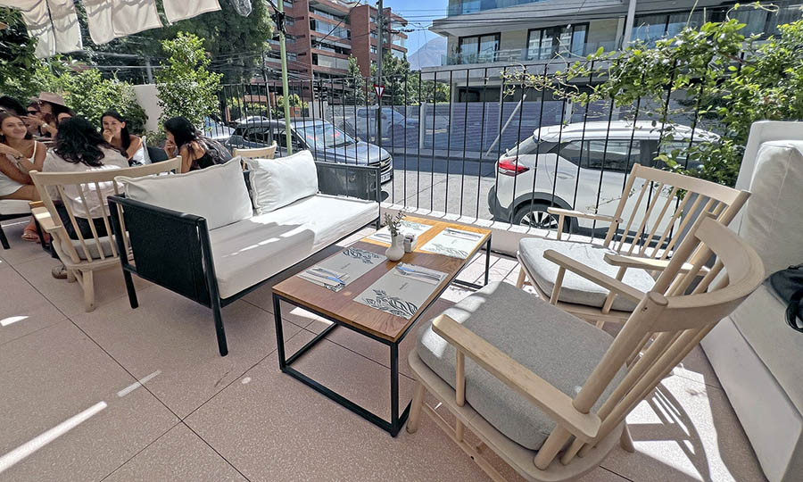 La terraza norte y principal de Nolia - Nolia