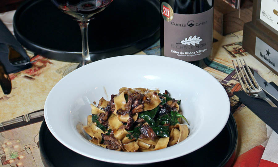 Patachero Pappardelle con rag� de conejo - Normandie Restaurant