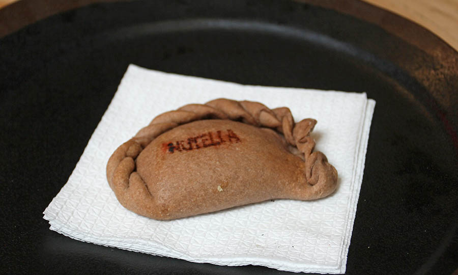 Empanadita dulce de Nutella