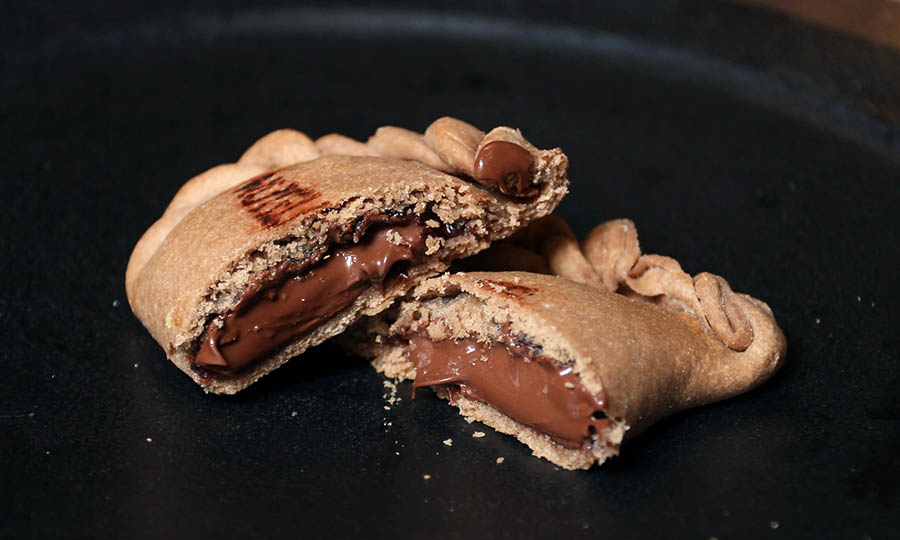 Empanadita dulce de Nutella