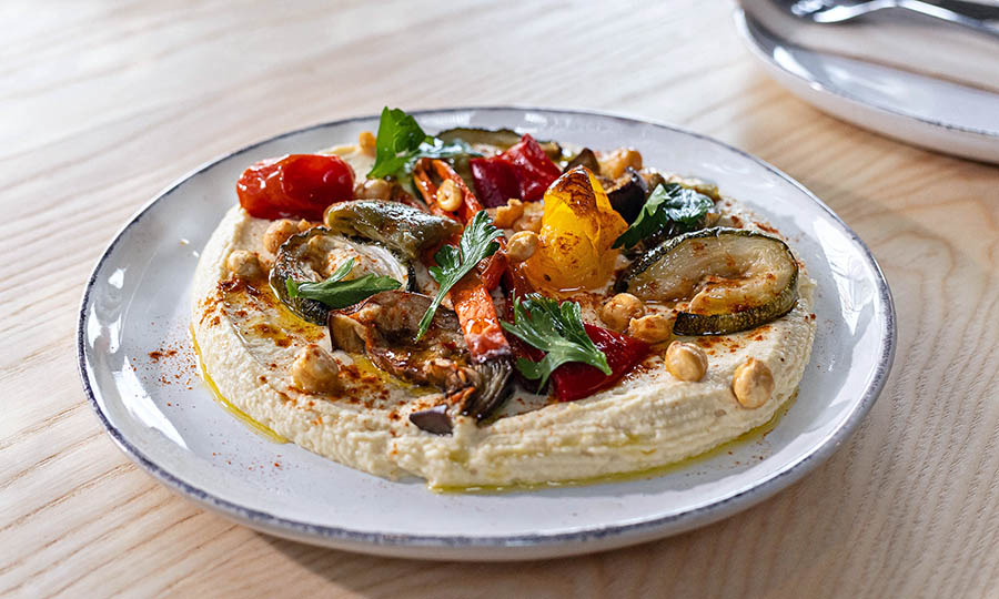 Hermoso y glorioso Hummus de la casa