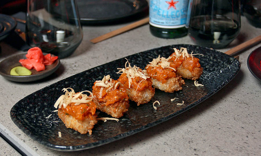 Crispy rice de salm�n 