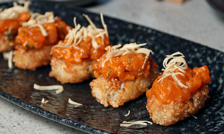 Crispy rice de salm�n  - KATO Tasty Caos