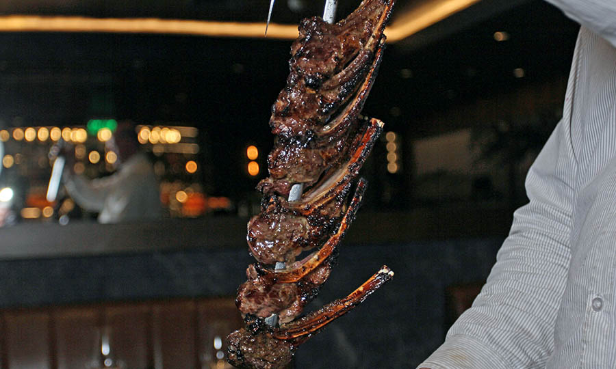 Chuletas de Cordero del rodizio de Fogo de Chao - Fogo de Chao