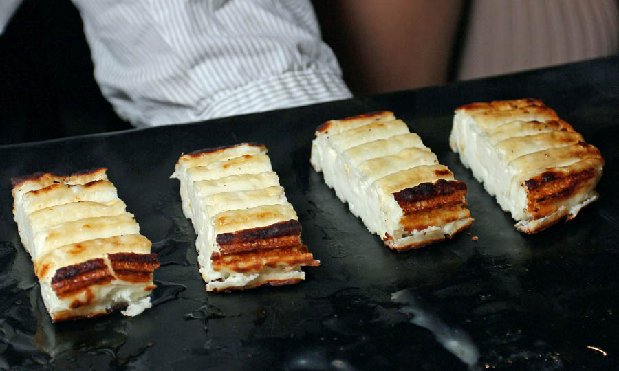 Para repet�rsela es la Guarnici�n de Queso a la parrilla - Fogo de Chao