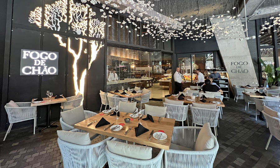 La terraza de Fogo de Chao en el subsuelo de CV Galer�a - Fogo de Chao