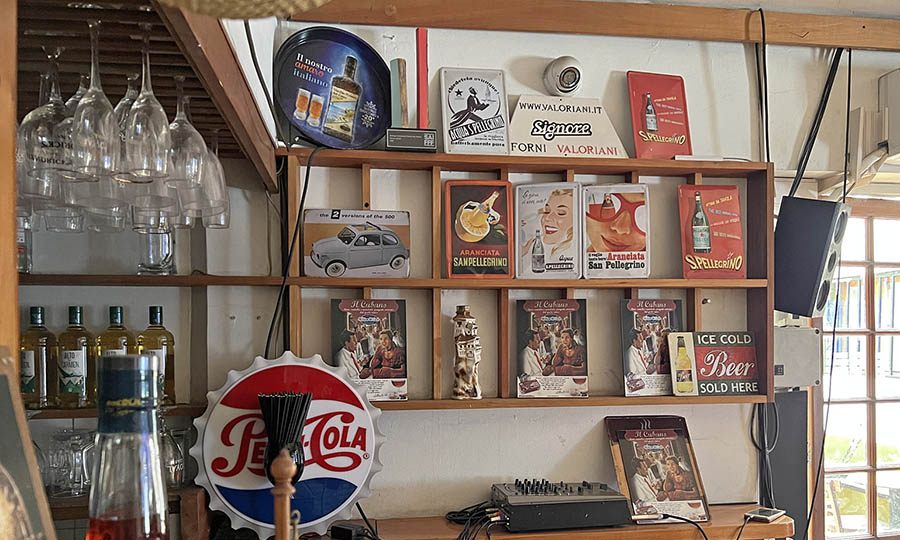 Detalles en Signore pizza, pasta y bar