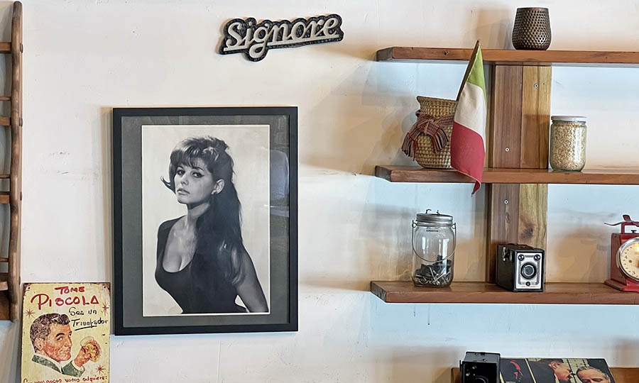 Detalles en Signore pizza, pasta y bar