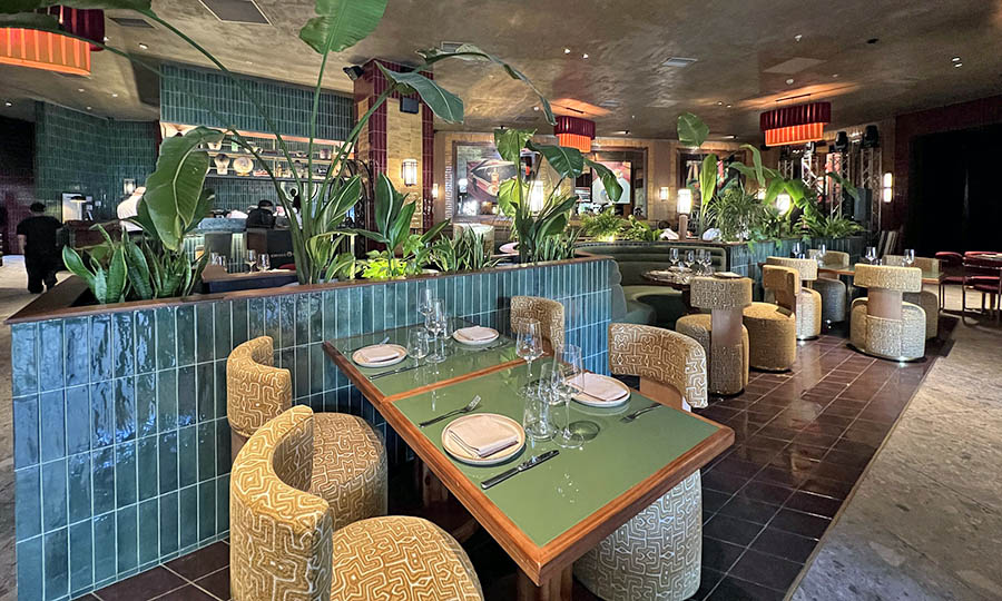 El sal�n interior del resaturante Jeronimo Santiago