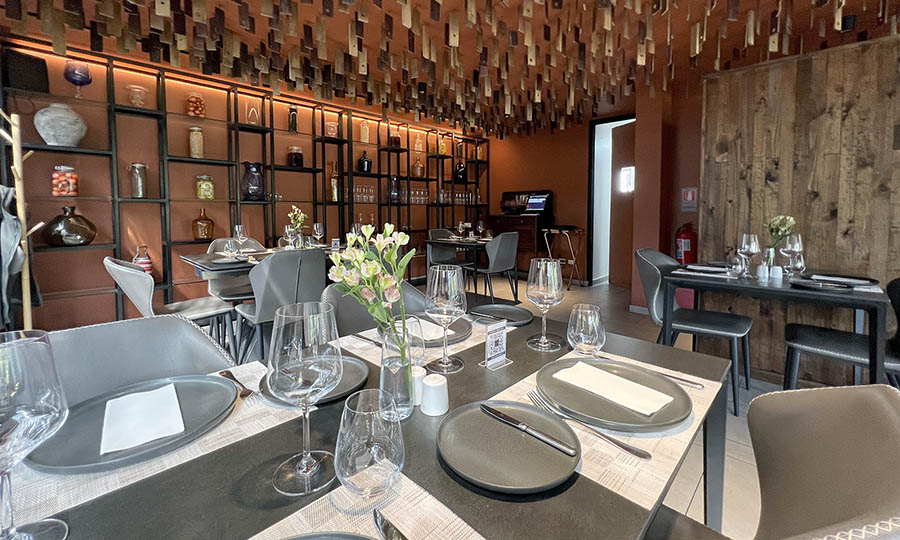 El sal�n interior del restaurante Pr�stino - Pr�stino Restaurant