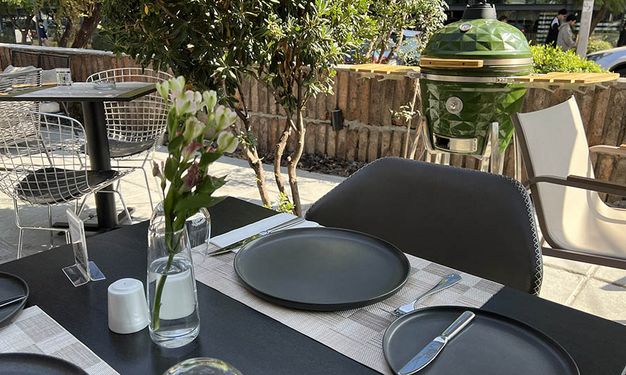 Detalles de dise�o y arquitectura del Restaurante Pr�stino - Pr�stino Restaurant