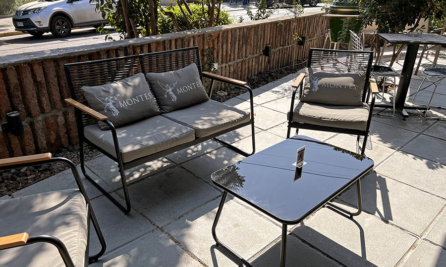 Detalles de dise�o y arquitectura del Restaurante Pr�stino - Pr�stino Restaurant