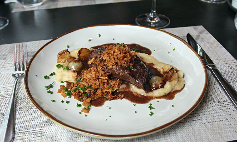 Plateada al jugo con pur� picante - Pr�stino Restaurant