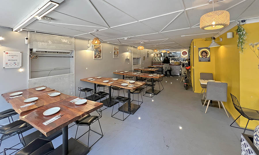 Salón principal de 400 Pizzería