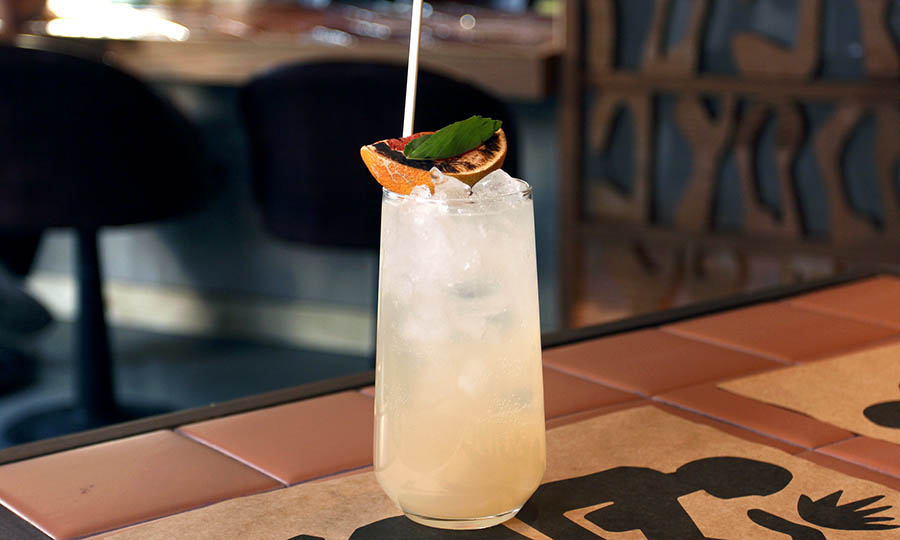 Mocktail Jard�n en llamas