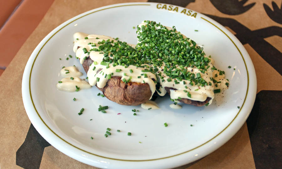 Acompañamiento: Papas asadas