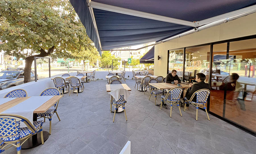 La terraza principal de Parig�