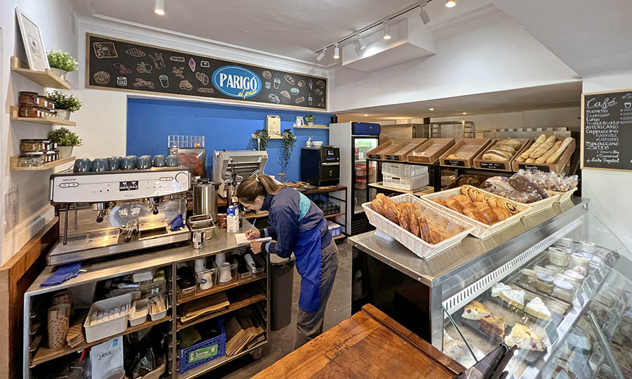 La cafeter�a de Parig�