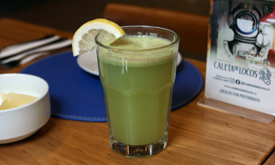 Limonada menta jengibre - Caleta de Locos