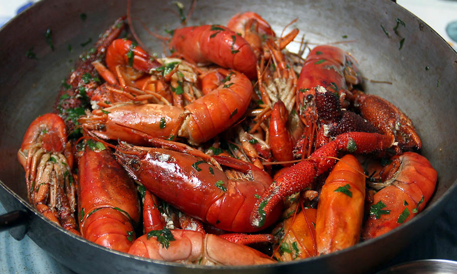 Camarones de r�o del Limar� el pil pil - La Tasca de Altamar