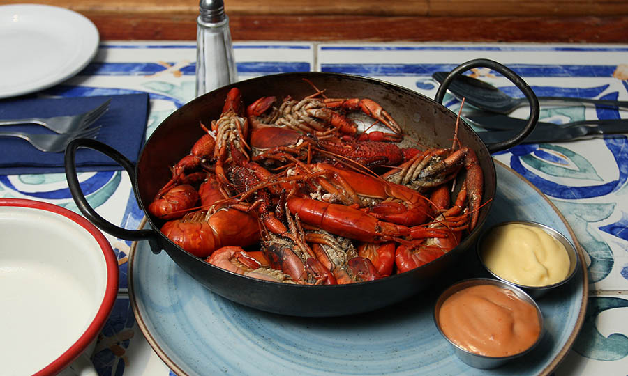 Camarones de r�o del Limar� pulcros - La Tasca de Altamar