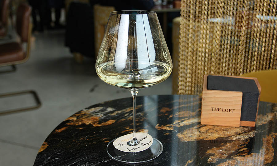 Copa de vino Verdejo de Lopez Pangue