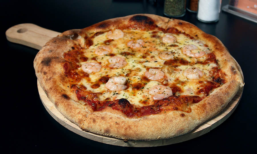 Golosa Pizza de camarones