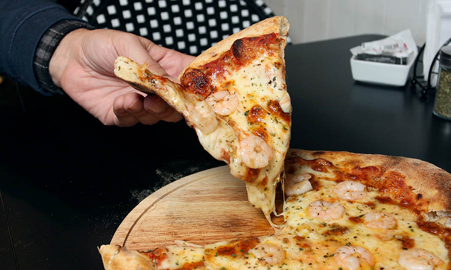 Golosa Pizza de camarones