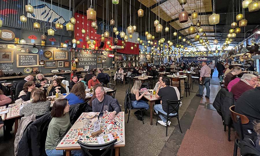 La gran �nave comedor� del nuevo restaurante El Hoyo