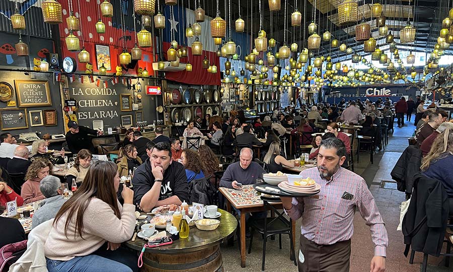 La gran �nave comedor� del nuevo restaurante El Hoyo