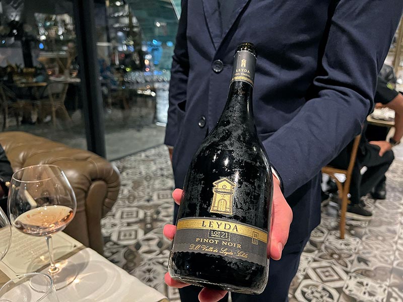 Cena de maridaje Viaggio en Capogrossi