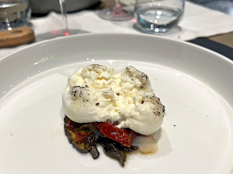 Cena de maridaje Viaggio en Capogrossi