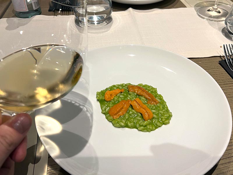Cena de maridaje Viaggio en Capogrossi