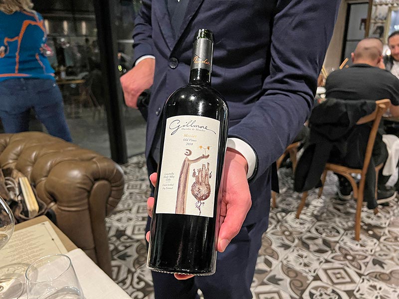 Cena de maridaje Viaggio en Capogrossi