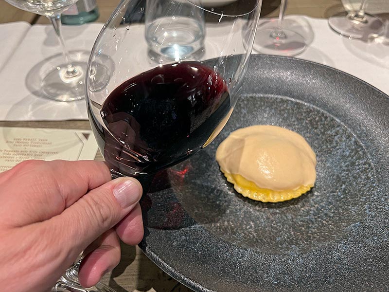 Cena de maridaje Viaggio en Capogrossi