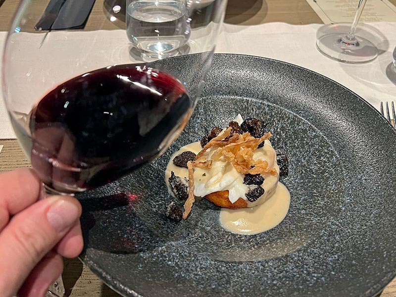 Cena de maridaje Viaggio en Capogrossi