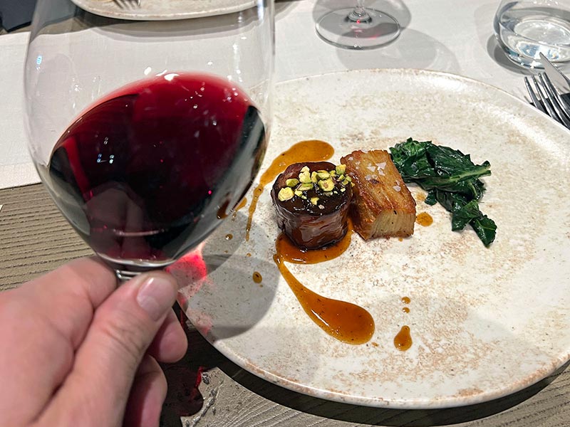 Cena de maridaje Viaggio en Capogrossi