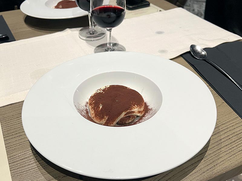 Cena de maridaje Viaggio en Capogrossi