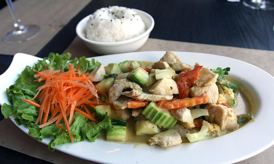 Pollo al wok