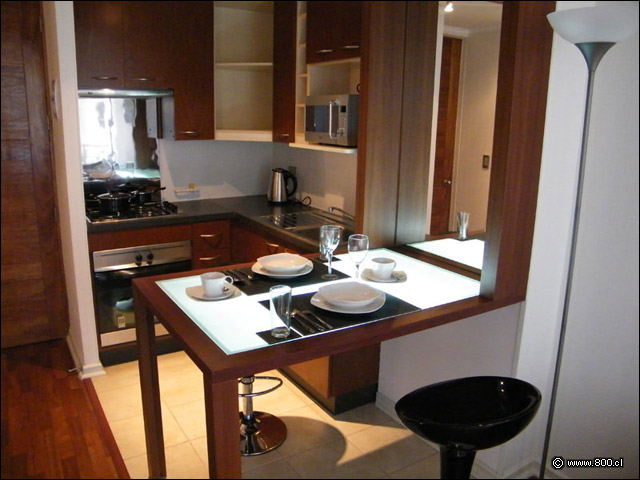 Cocina Americana - Santiago Suite Apartment